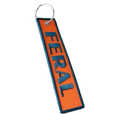 Embroidered Fabric Keychain
