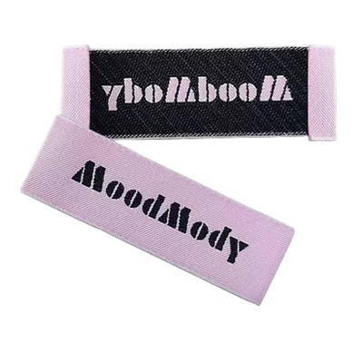 End Fold Woven Label