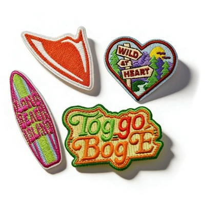 Velcro Embroidered Badges