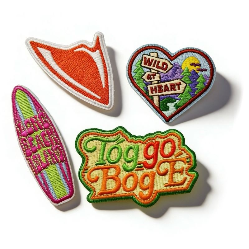 Velcro Embroidered Badges